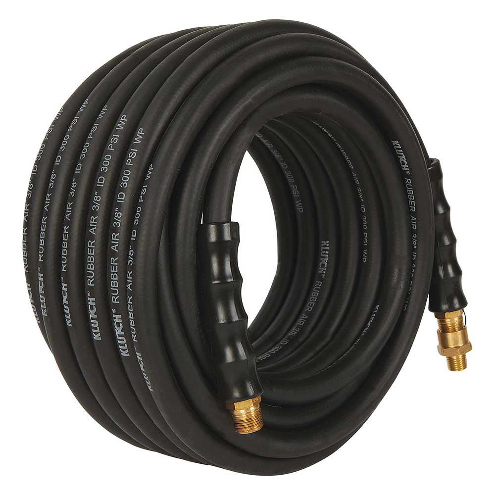 3/8" X 50' Klutch Rubber Air Compressor Hose (113479)