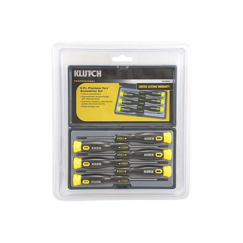 6 Piece Klutch Precision Torx Screwdriver Set (253956)