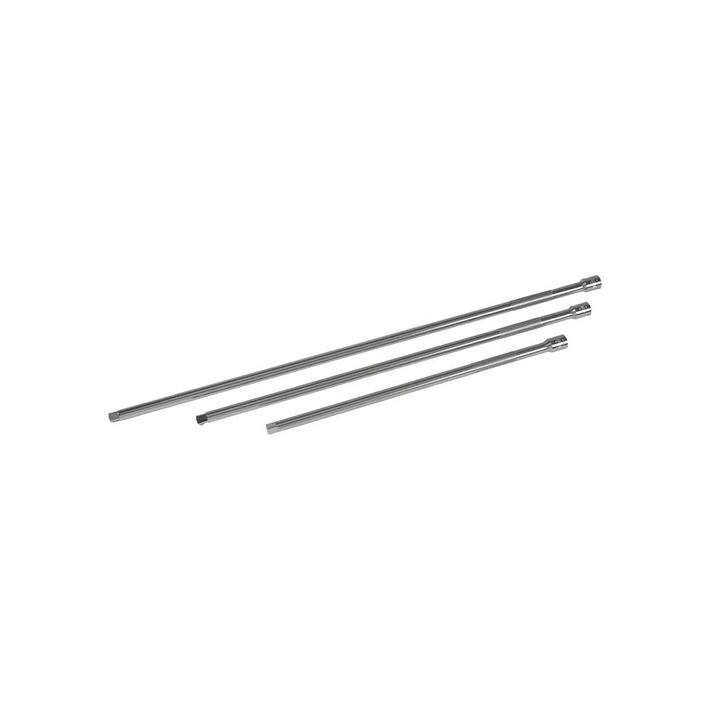 3 Piece 1/2" Drive Klutch Extra Long Socket Extension Bar Set (41496)