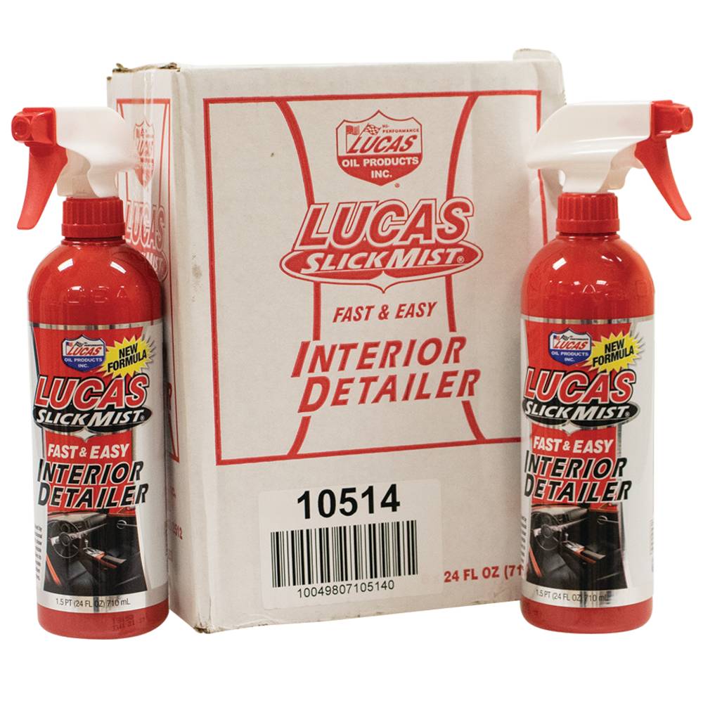 6 Lucas Oil Slick Mist Six 24 Ounce Spray Bottles (Stens 051-612)