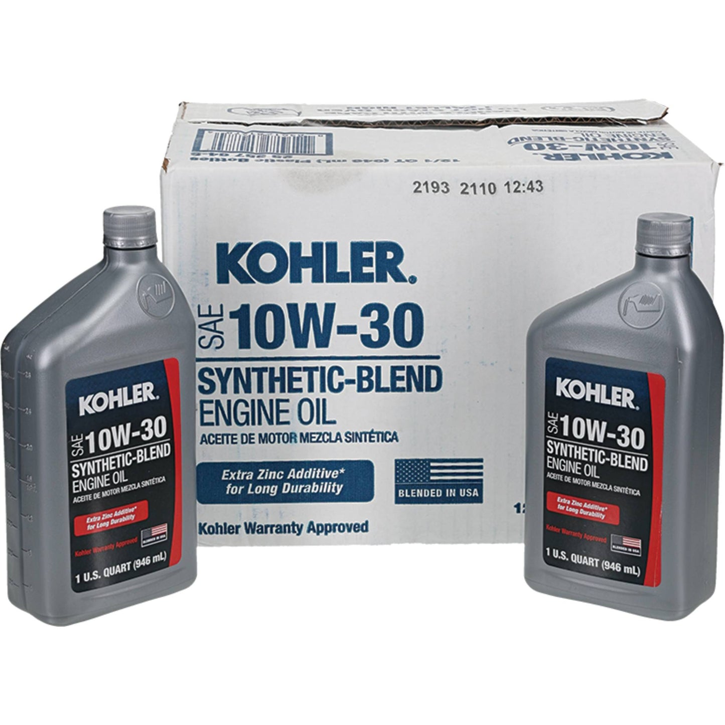 12 Kohler OEM 4-Cycle Engine Oil Kohler 25 357 64-S (Stens 055-922)