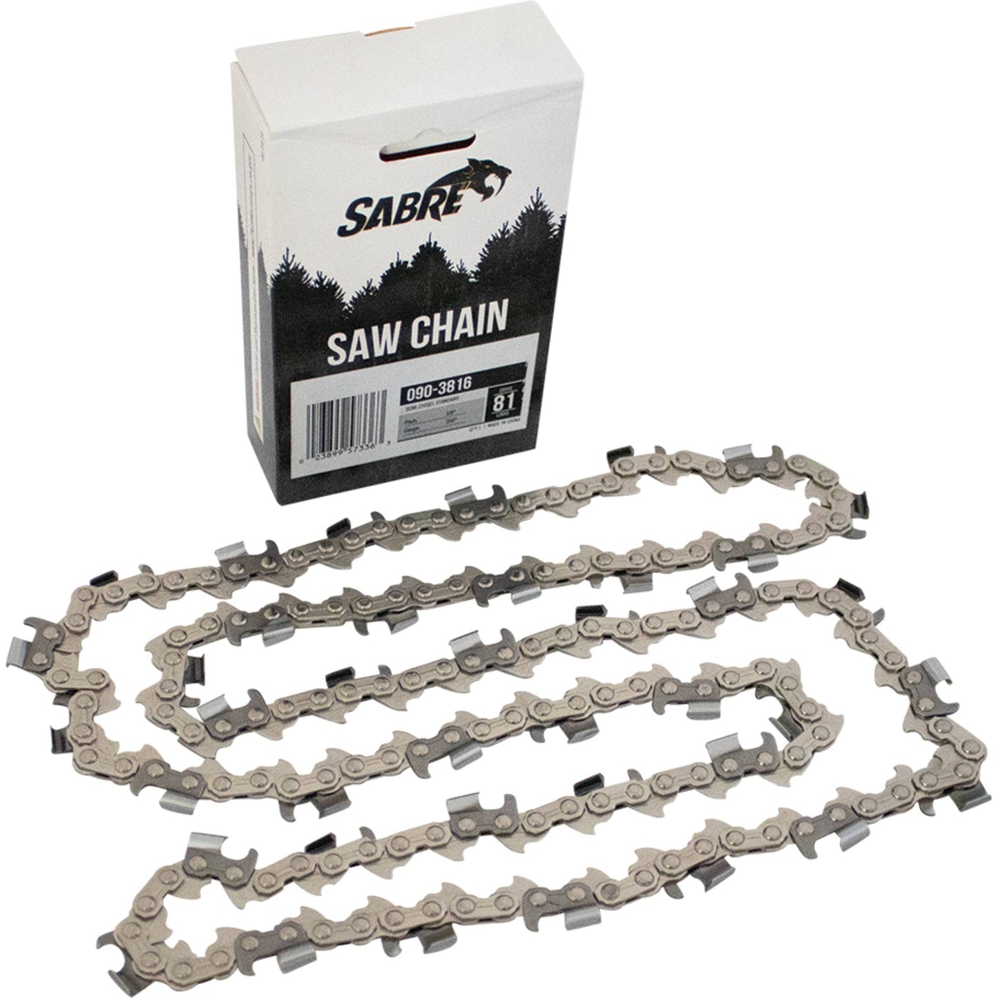 Sabre Chain Pre-Cut Loop 81 DL 3/8", .050", Semi-Chisel Standard (Stens 090-3816)