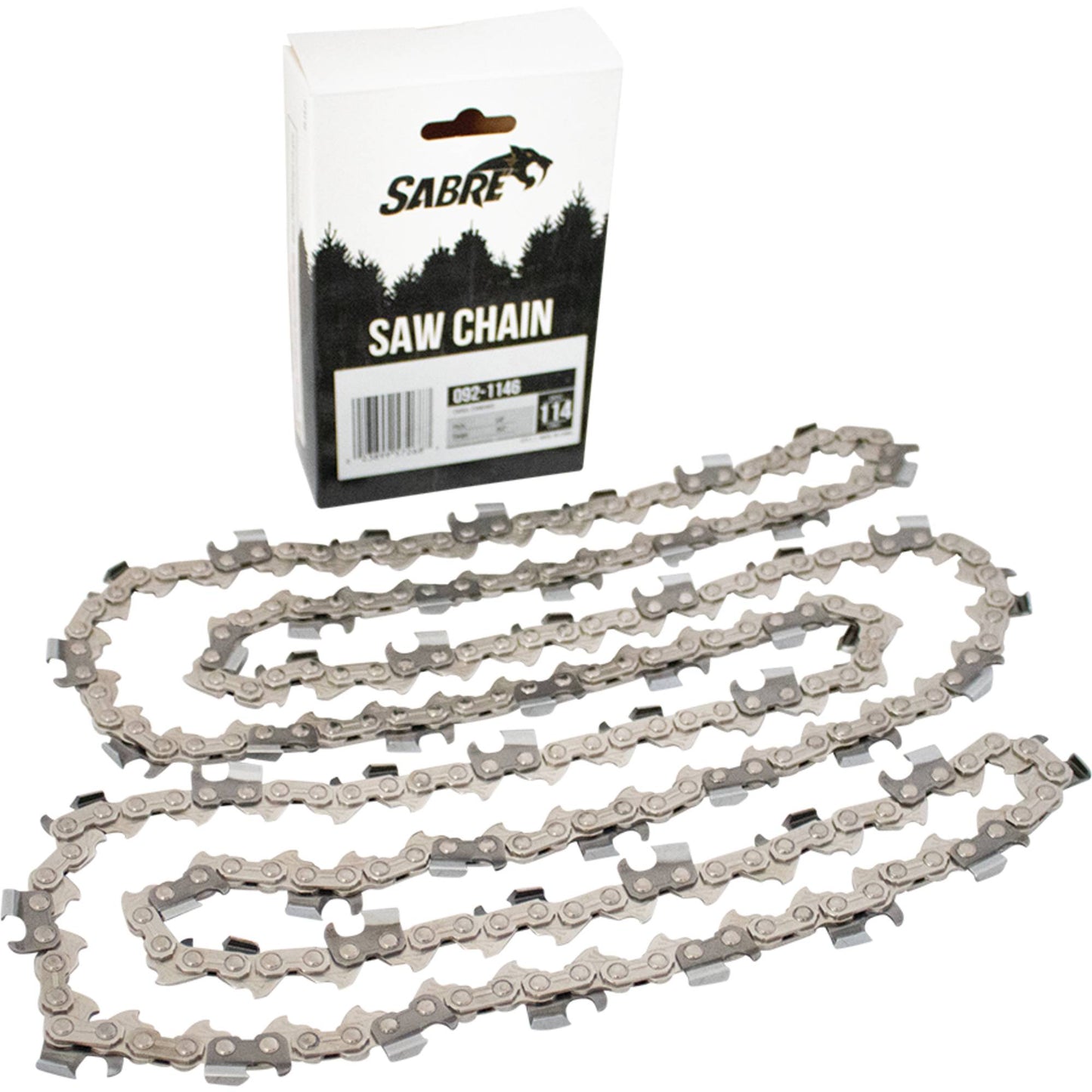 Sabre Chain Pre-Cut Loop 114DL 3/8", .063", Chisel Standard (Stens 092-1146)