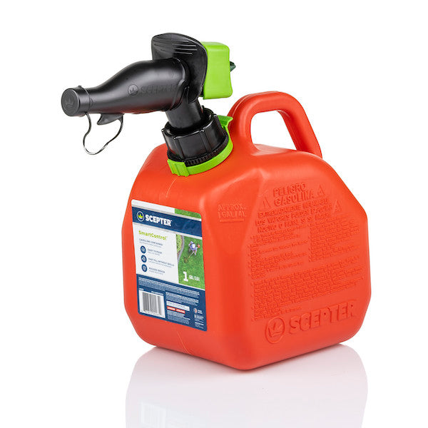 Scepter One Gallon Red Gas Can With Smartcontrol Spout (FR1G152)