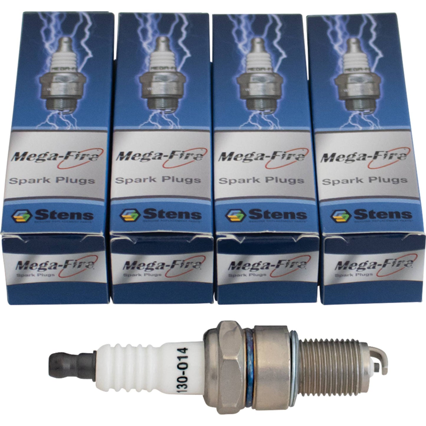4 Mega-Fire Spark Plug Mega-Fire SE-BPR6ES (Stens 130-014-4)
