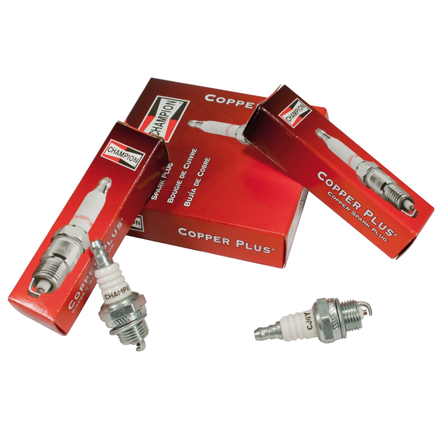 4 Champion Spark Plug Champion 858/CJ6Y (Stens 130-077-4)