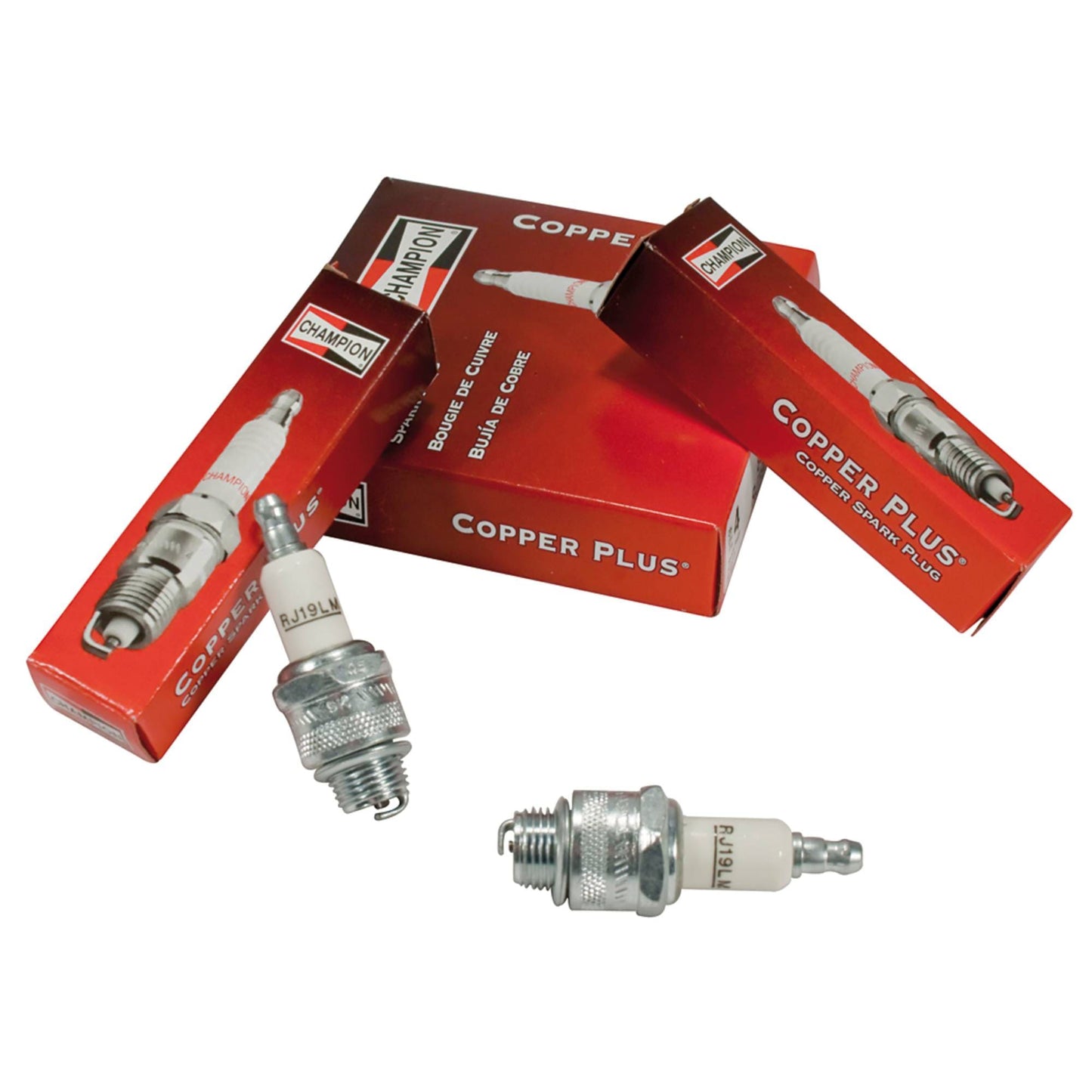 4 Champion Spark Plug Champion 868/RJ19LM (Stens 130-106-4)