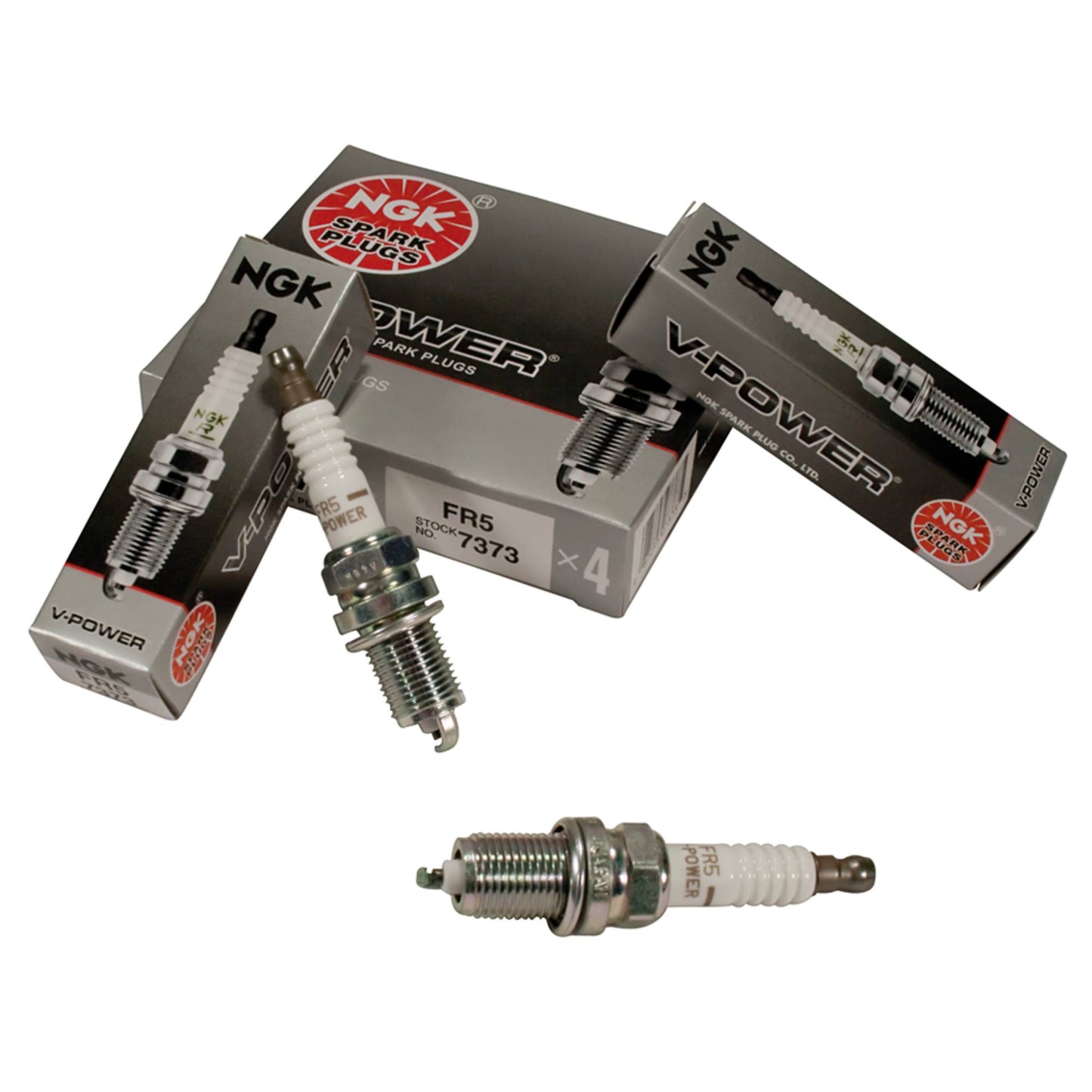 4 NGK Spark Plug NGK 7373/FR5 (Stens 130-839-4)