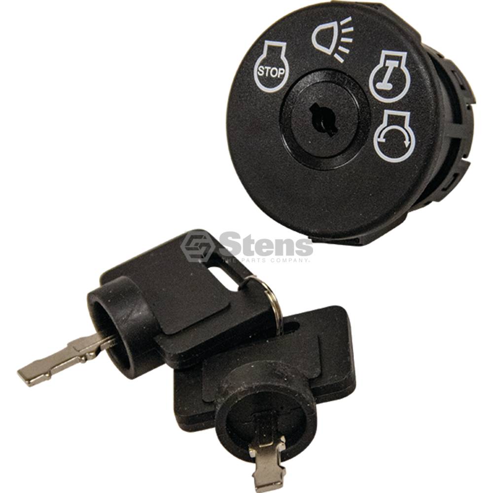Atlantic Quality Parts Ignition Switch John Deere AM133597 (Stens 1400-0952)