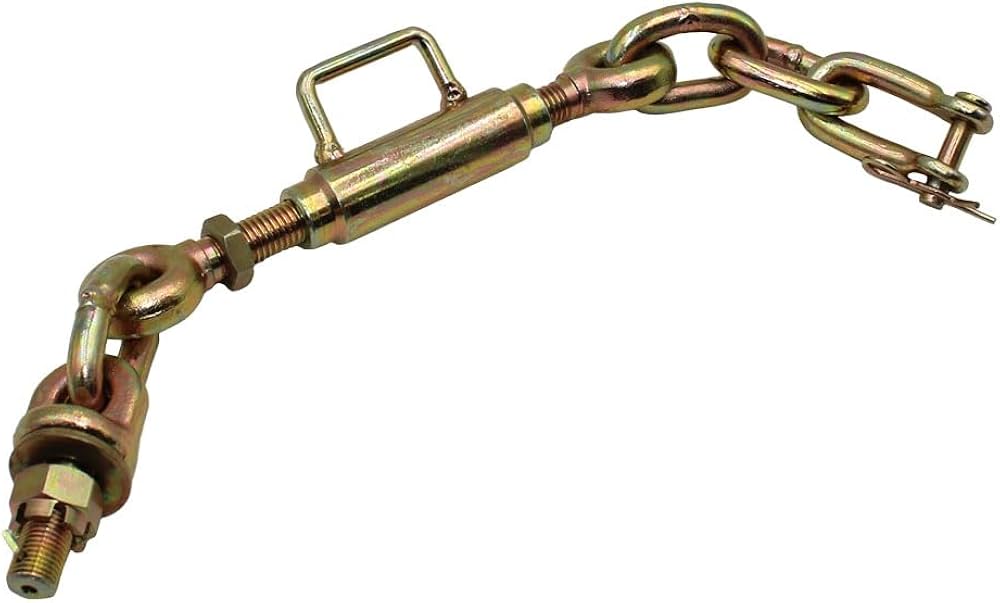 Universal 3 Point Hitch Chain Stabilizer Sway Check Chain 11.75-13.50