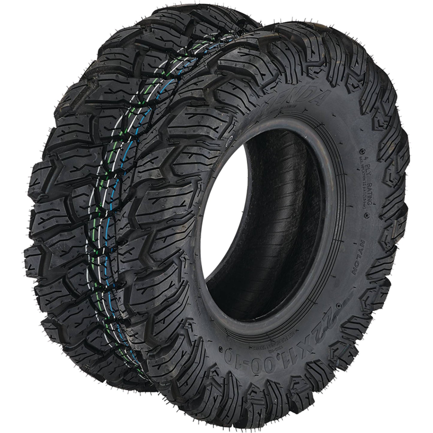 Kenda Tire 22x11.00-10 4 Ply TL K3012 (Stens 160-807)