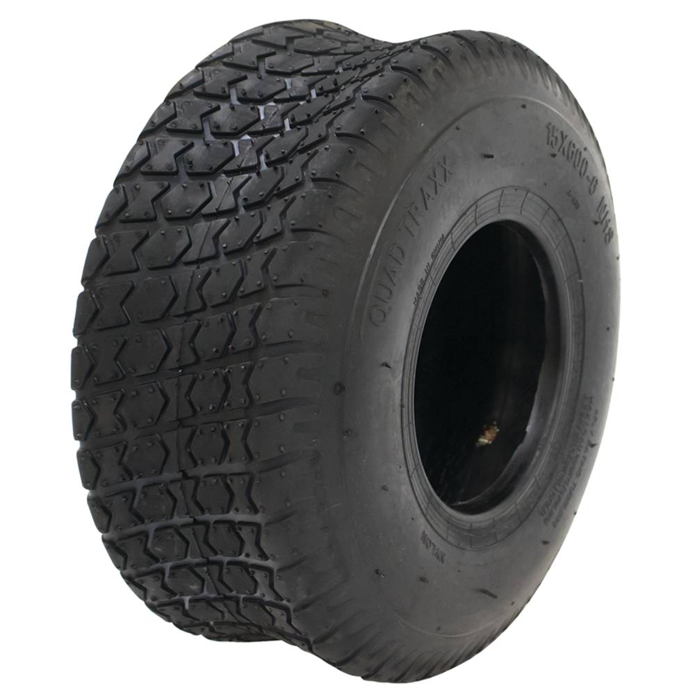 Quad Traxx Tire 15x6.00-6 Quad Traxx 4 Ply (Stens 160-812)