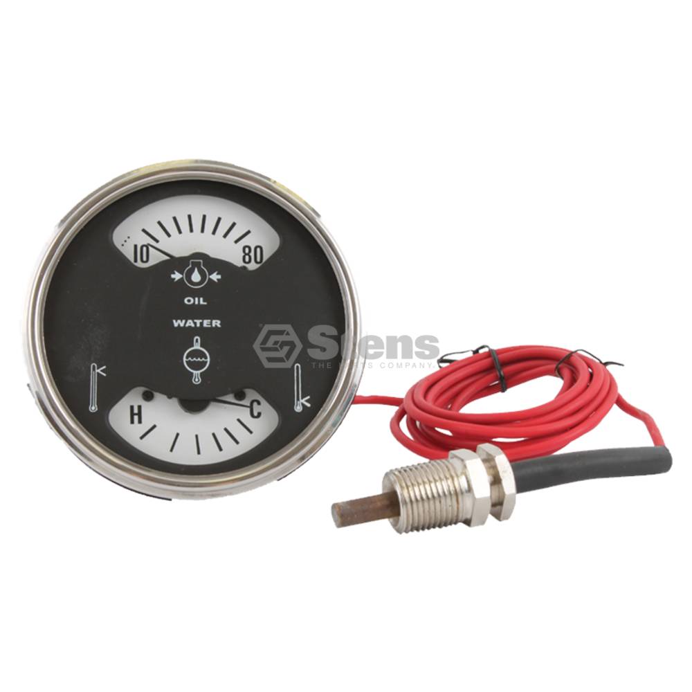Atlantic Quality Parts Oil/Water Gauge CaseIH 1546481C1 (Stens 1707-0503)