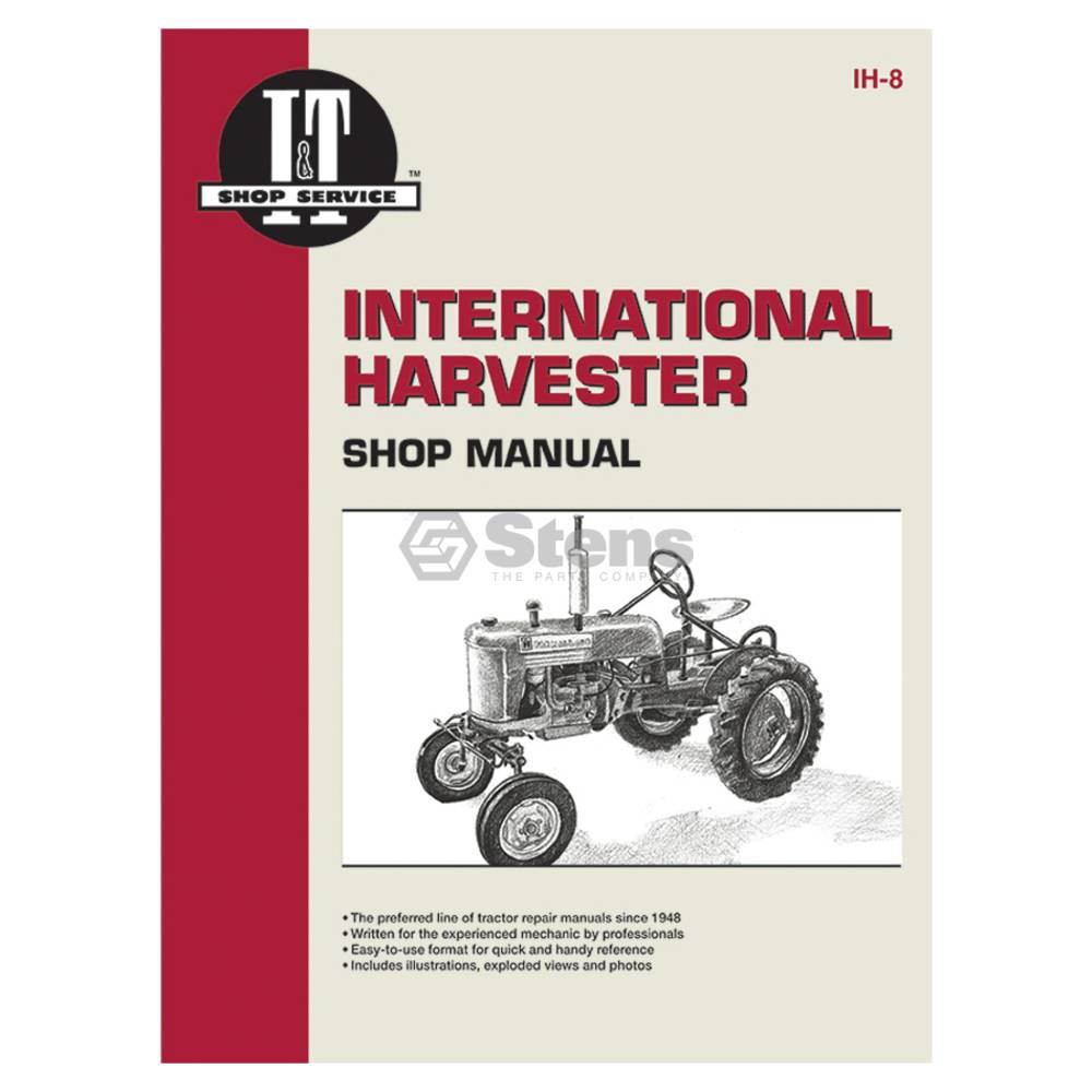 Atlantic Quality Parts Shop Manual CaseIH IH-8 (Stens 1715-2030)