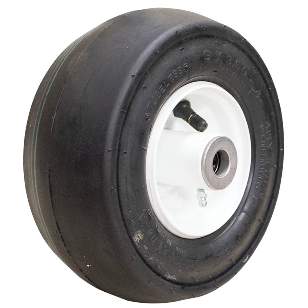 Zero-Flat Wheel Assembly 9x3.50-4 Smooth (Stens 175-501)