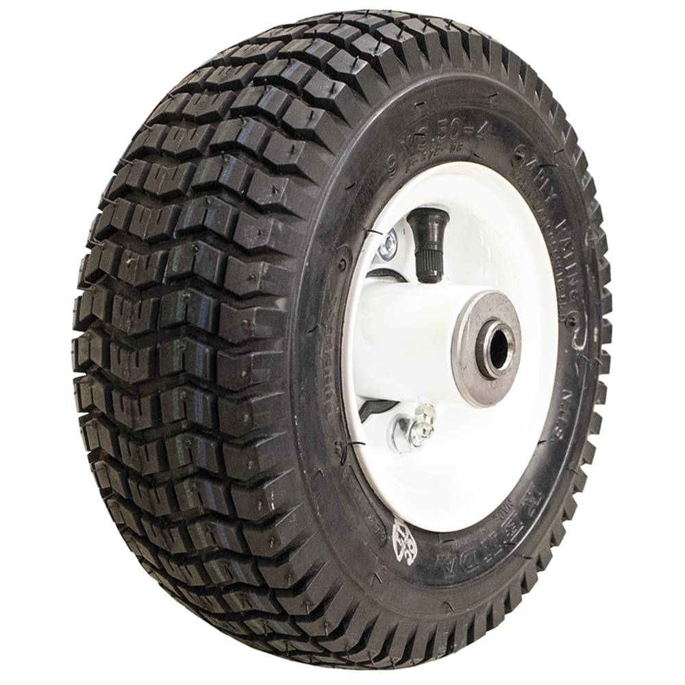 Zero-Flat Wheel Assembly 9x3.50-4 (Stens 175-519)