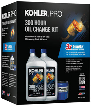 Kohler OEM Pro 2 Quart 300 Hour Oil Change Kit (25 850 02-S)
