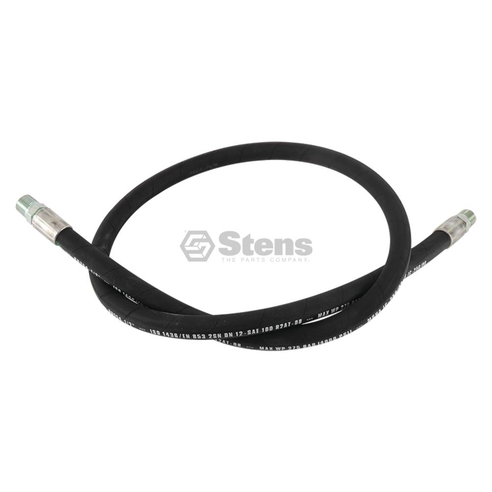 Atlantic Quality Parts Hydraulic Hose 1/2" x 42" SAE 100 R2AT 2 wire (Stens 3001-0106)