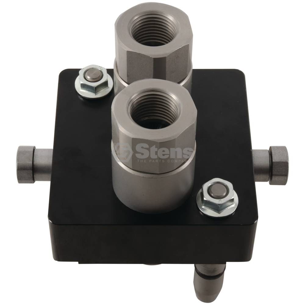 Atlantic Quality Parts Coupler 2 Port Male Multi Port Coupler (Stens 3001-1558)