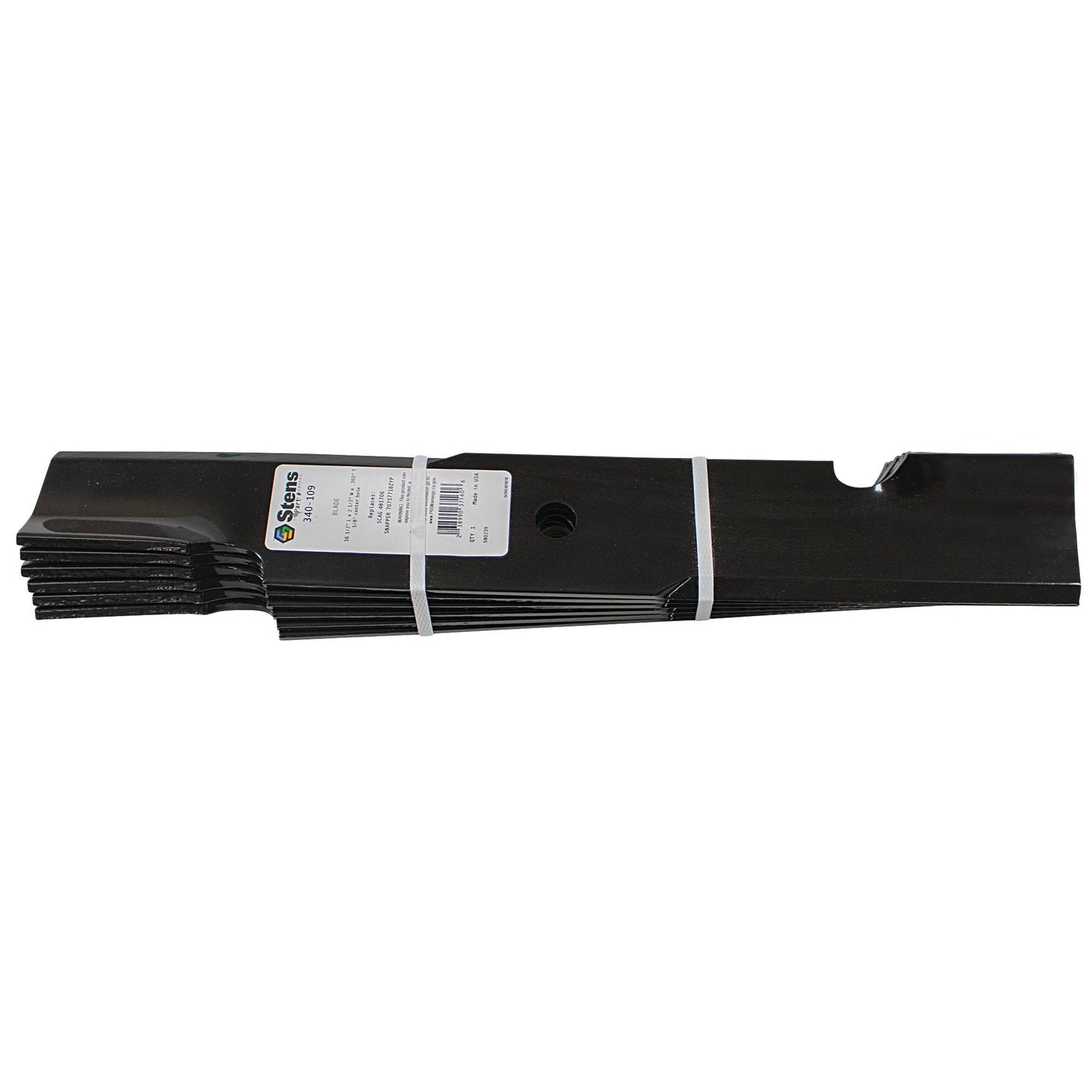 6 Stens Notched Air-Lift Blade Shop Pack Scag 481710 (Stens 340-109-6)