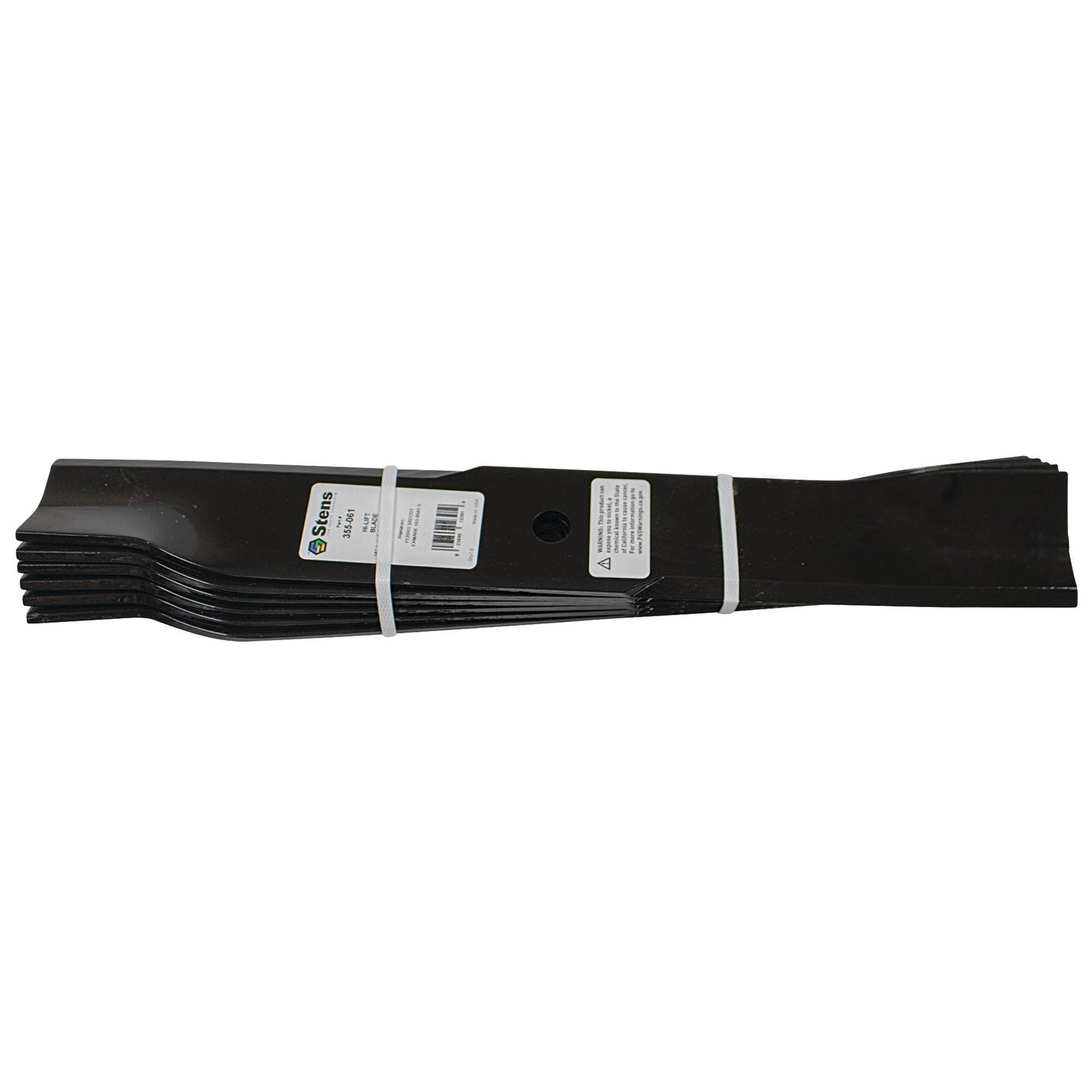 6 Stens Hi-Lift Blade Shop Pack Exmark 103-6584-S (Stens 355-061-6)