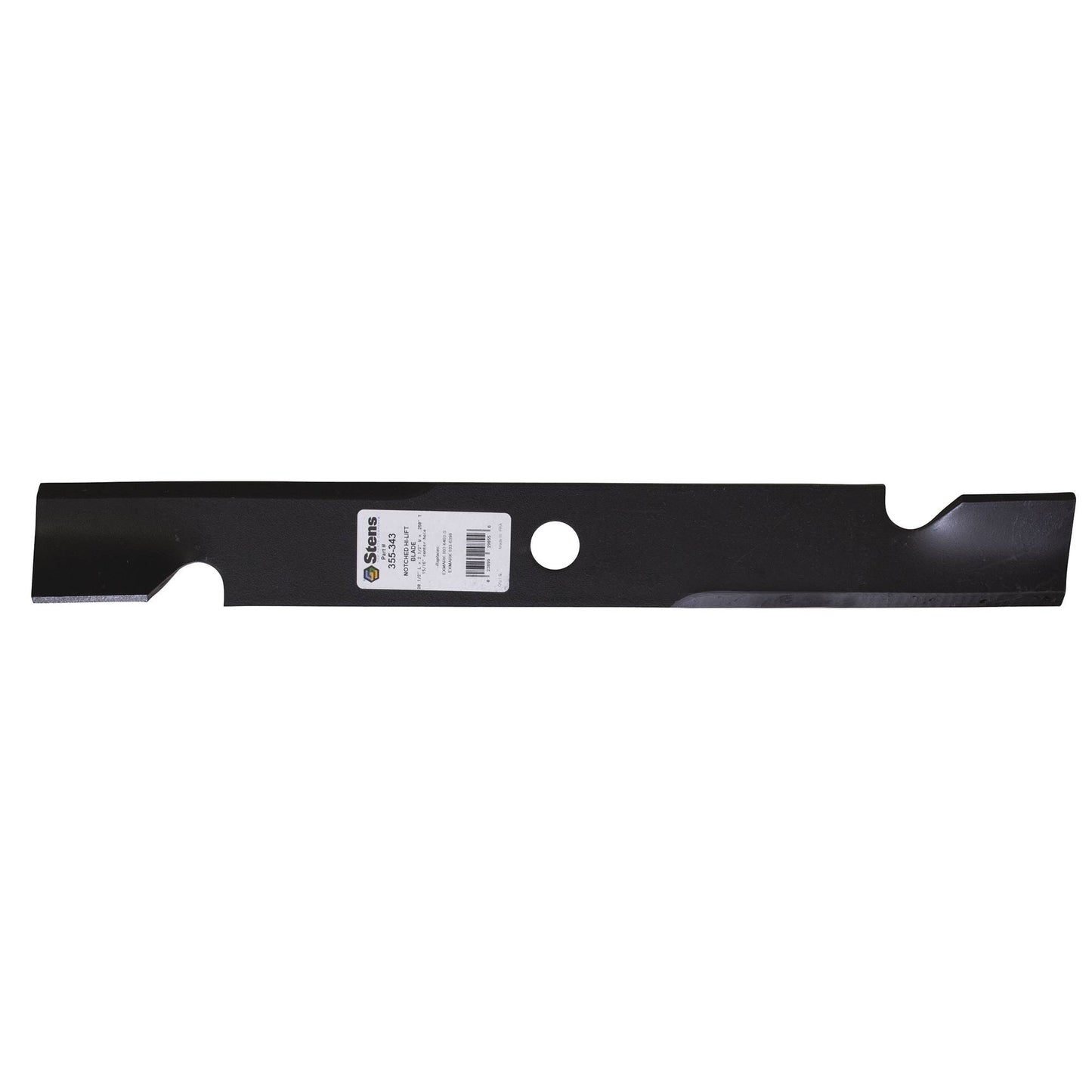 Stens Notched Hi-Lift Blade Exmark 103-6403-S (Stens 355-343)