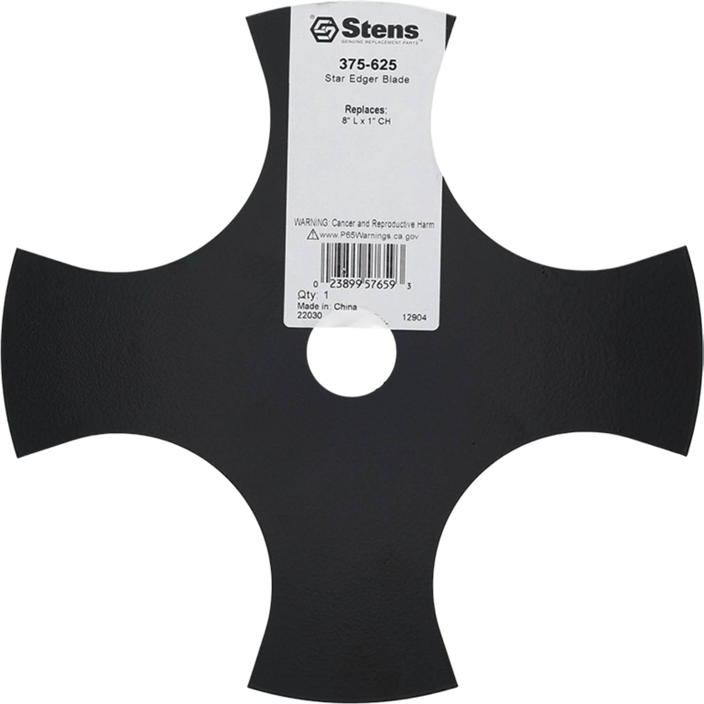 Stens Star Edger Blade 8" L x 1" CH (Stens 375-625)