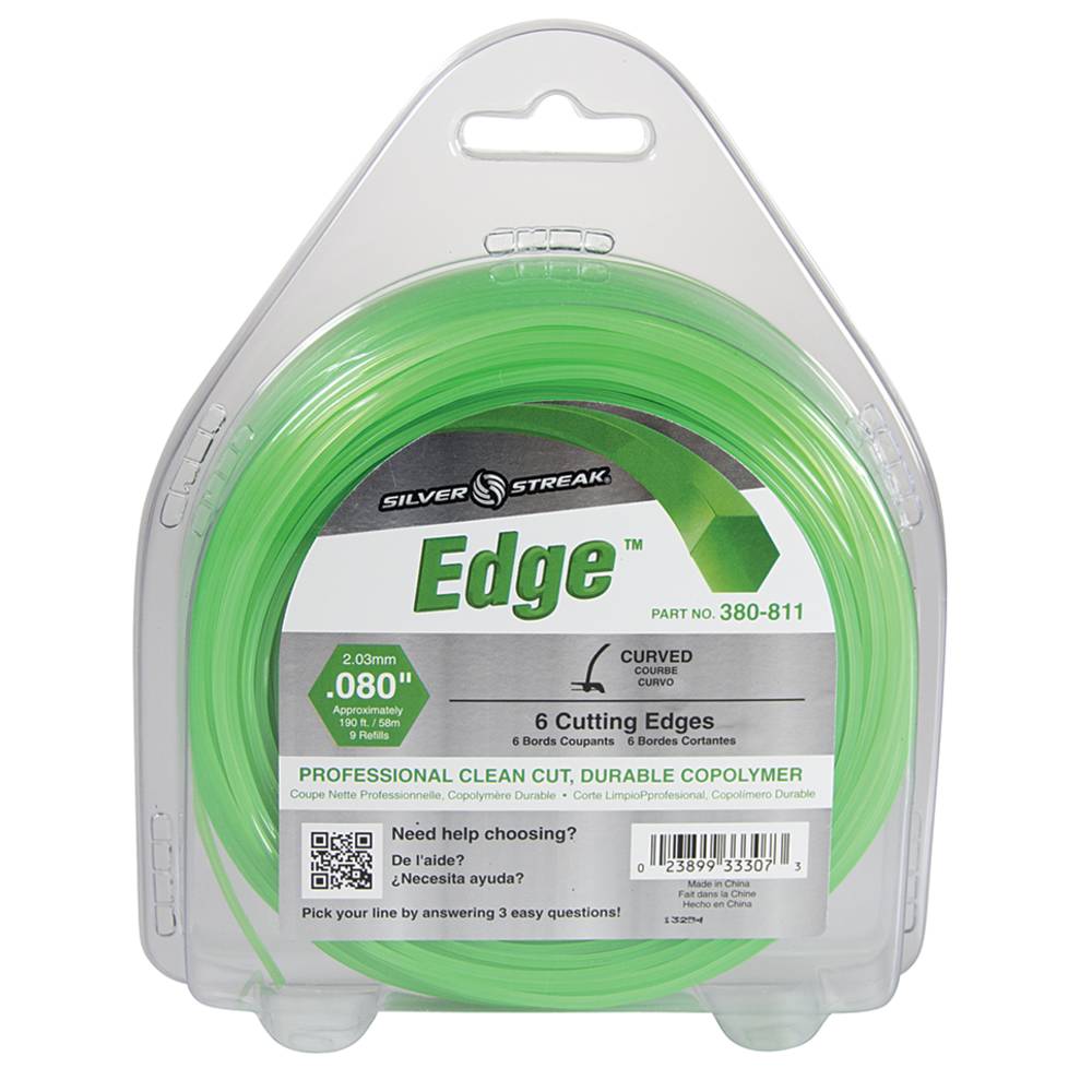 Silver Streak Edge Trimmer Line .080 1/2 lb. Donut (Stens 380-811)