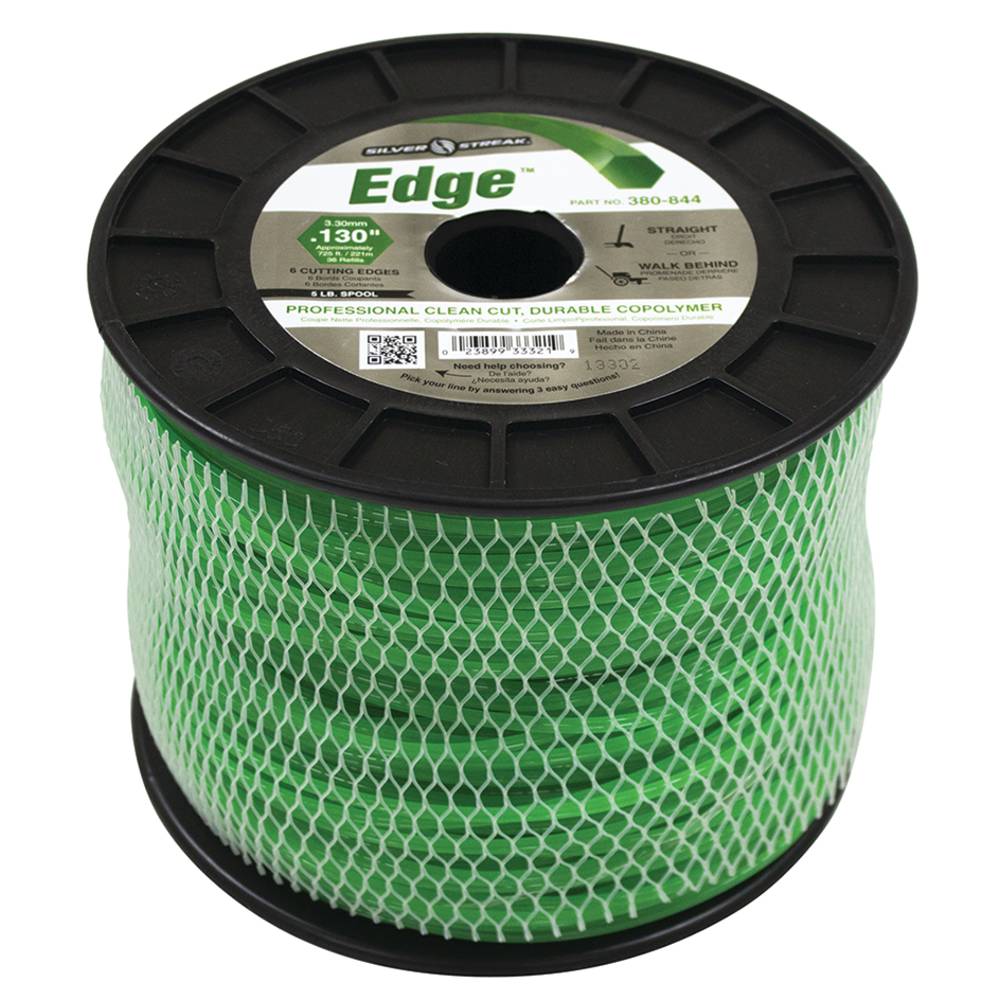 Silver Streak Edge Trimmer Line .130 5 lb. Spool (Stens 380-844)