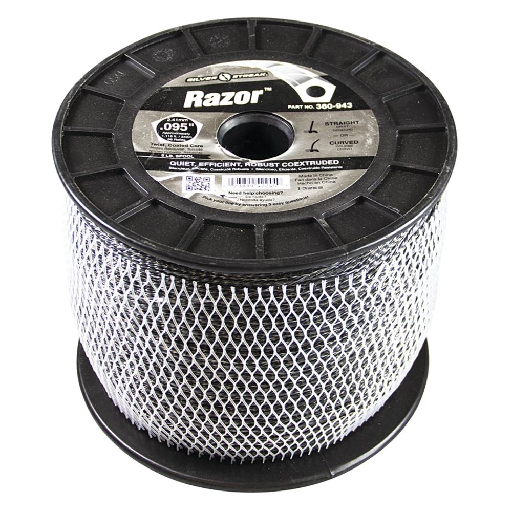 Silver Streak Razor Trimmer Line .095 5 lb. Spool (Stens 380-943)