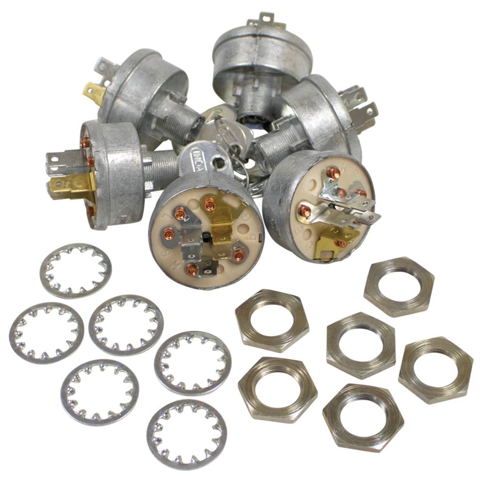 6 Indak Ignition Switch Shop Pack Husqvarna 539107541 (Stens 430-538-6)