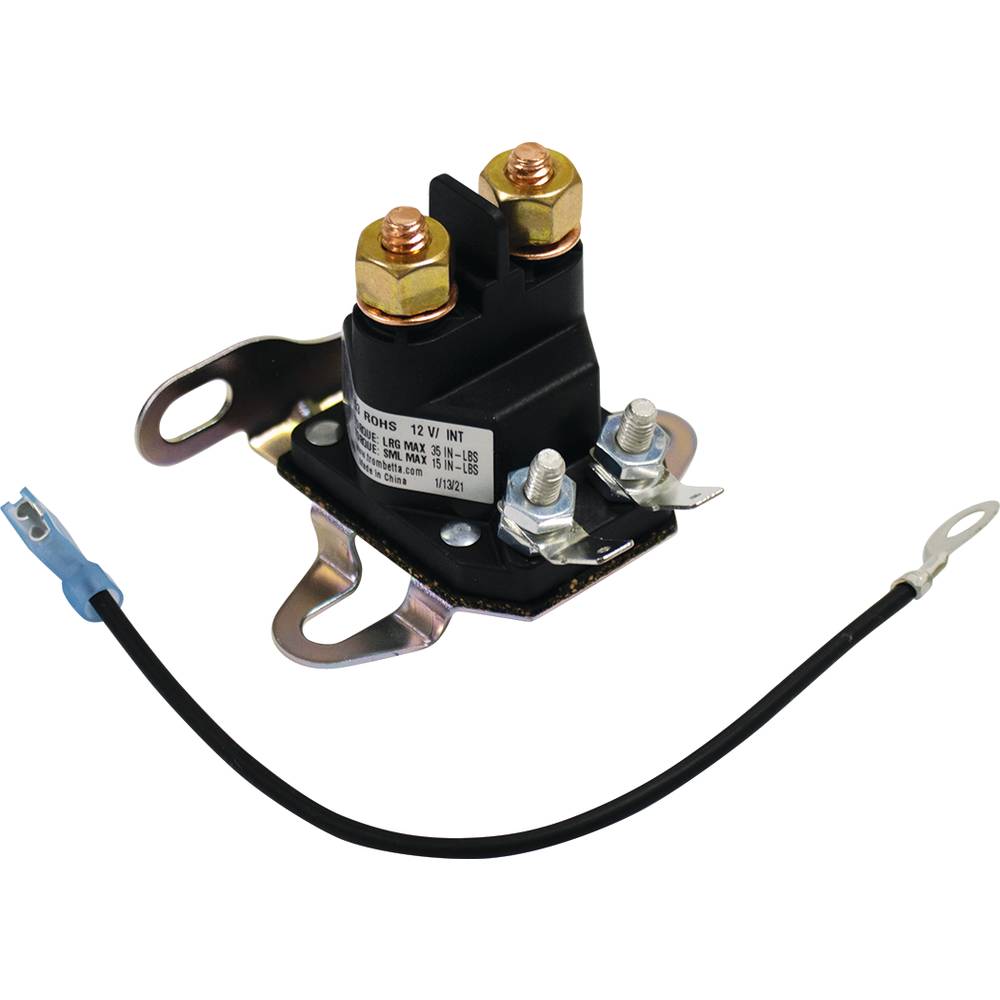 Stens Starter Solenoid Universal Double Terminal with Ground Wire (Stens 435-437)
