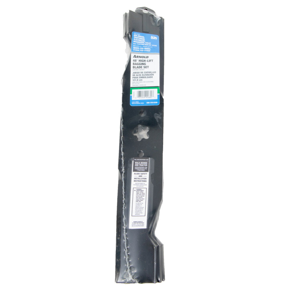 MTD Riding Mower AYP High-Lift Blade Set for 48" Cutting Decks - 490-110-0149