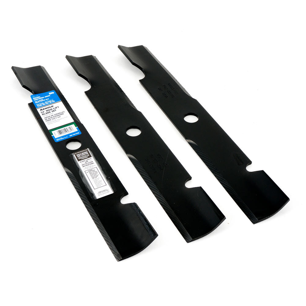 MTD Riding Mower 3 Piece Blade Set for 52" Decks 490-110-0162