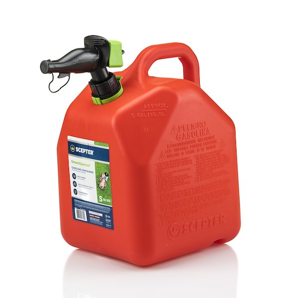 Scepter Set Of Four 5 Gallon Red Gasoline Cans With Smartcontrol Spout (FR1G501)