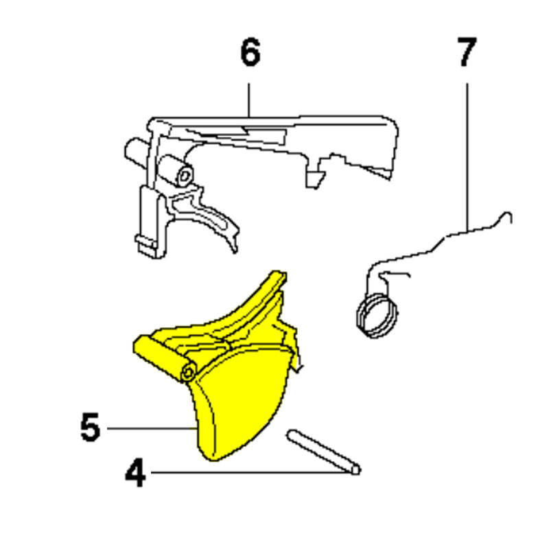 Husqvarna Chainsaw Trigger for 357 (503854501)