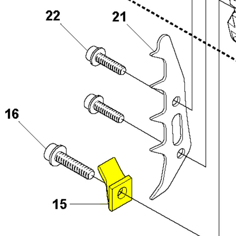 Husqvarna Chainsaw Chain Catcher Pin for 435, 440, 445, 450 (503886301)