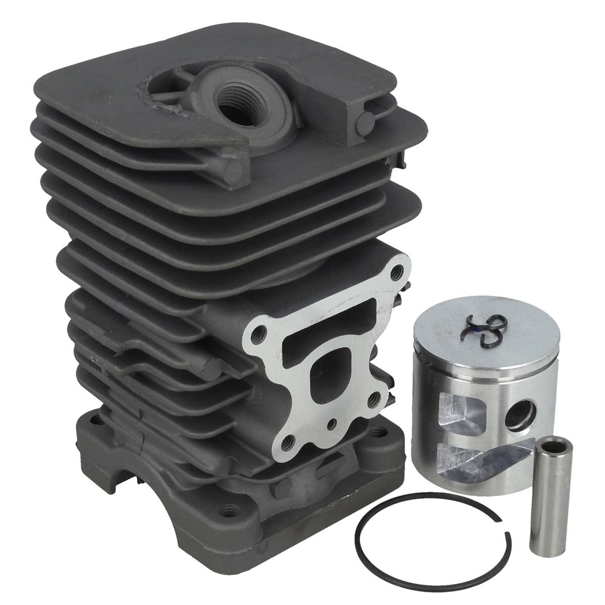 Husqvarna Cylinder Assembly with Piston and Rings (530071884)