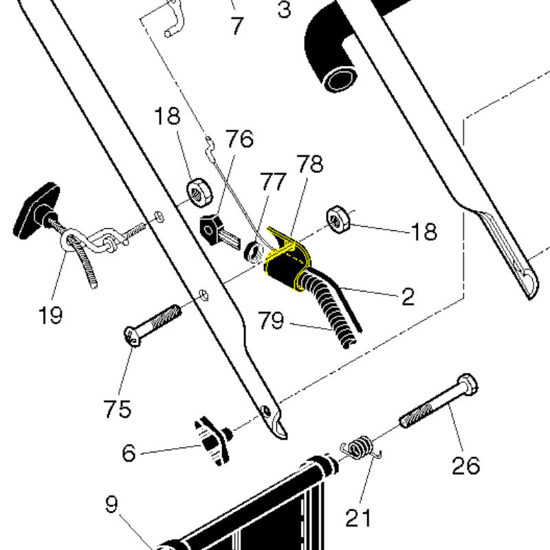Husqvarna Starter Switch with Zone Control (532189686)