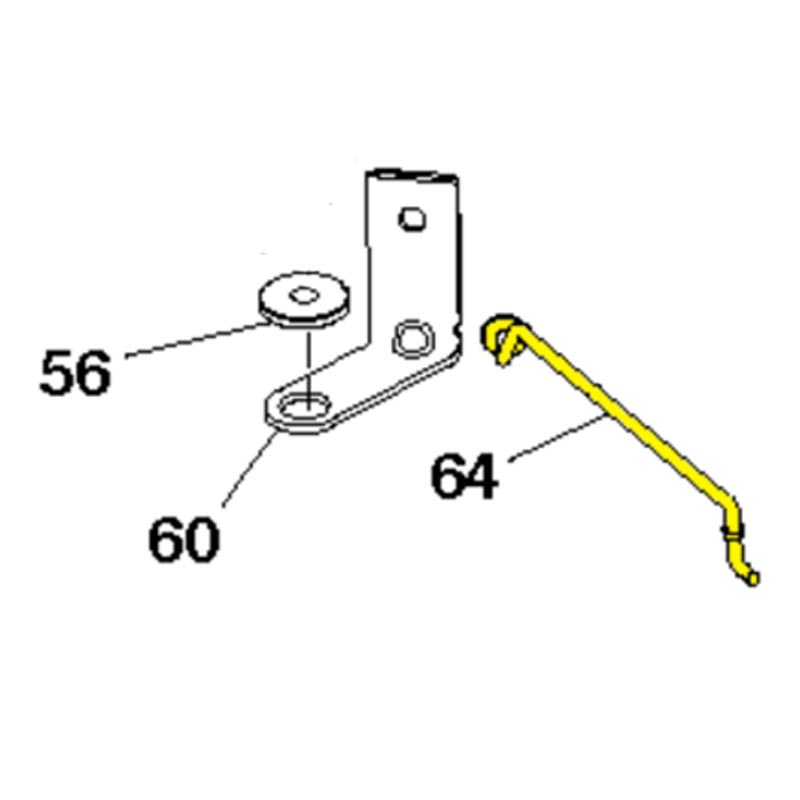 Husqvarna Riding Mower Brake Link Assembly for LTH1538, YT1942, YTH2042 (532199918)