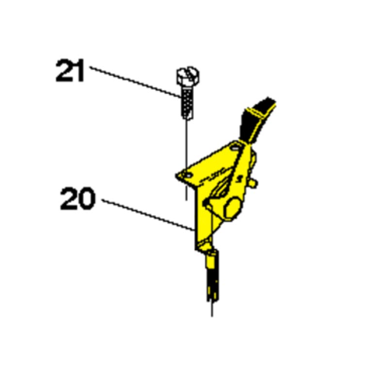 Husqvarna Riding Mower Throttle Control for YT1940T, YTH20B42T (532401508)