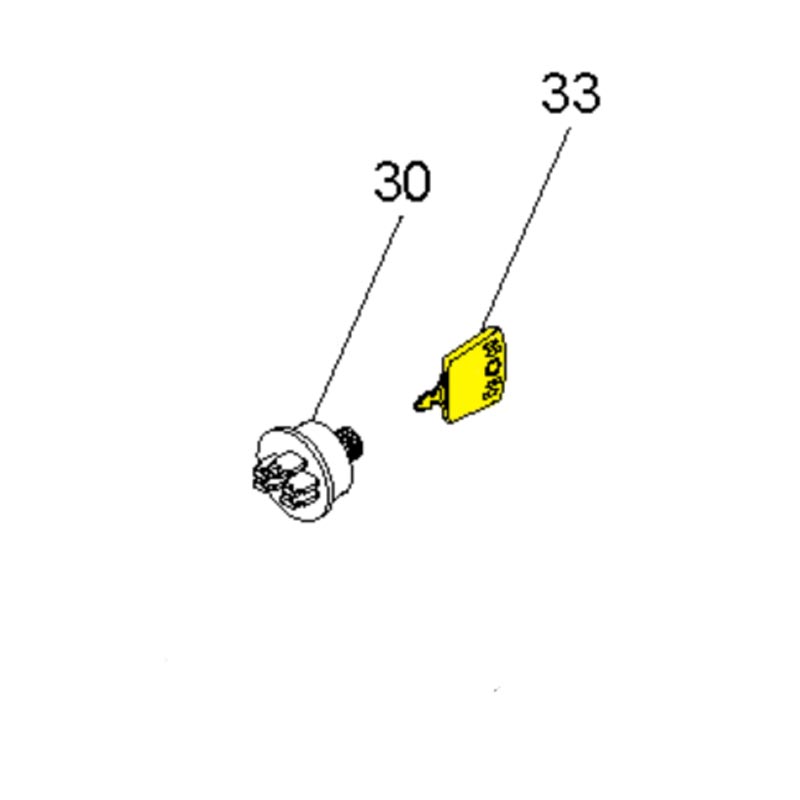 Husqvarna Riding Mower Keychain for 2042LS, 2246LS (532411935)