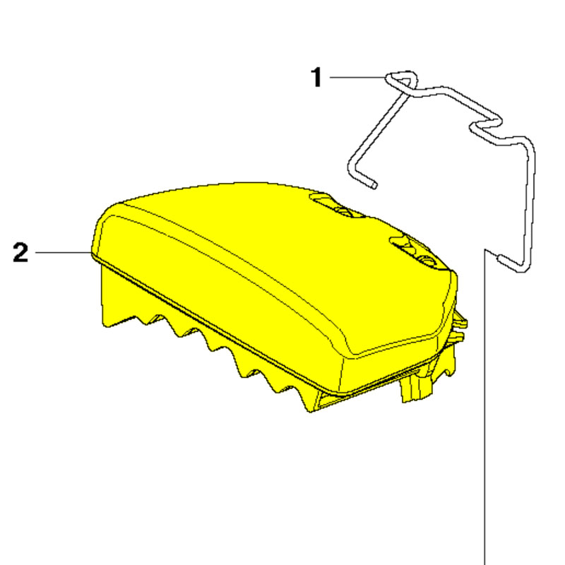 Husqvarna Chainsaw Filter for 455, 460, and 461 (537255703)