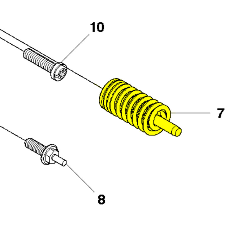 Husqvarna Chainsaw Spring Cylinder (545033901)