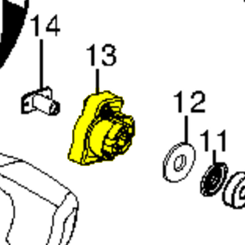 Husqvarna Trimmer Starter Cup Assembly for 125C, 125R (545102303)