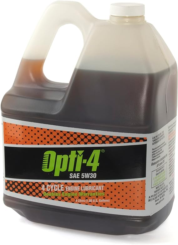 Opti-4 SAE 5W30 Four 1 Gallon Containers of 4-Cycle Engine Lubricant (40544)