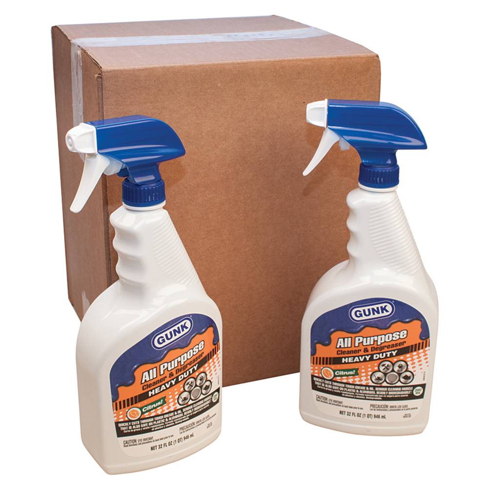 6 Gunk Heavy-Duty Citrus Degreaser Six 32 Ounce Bottles (Stens 752-906)