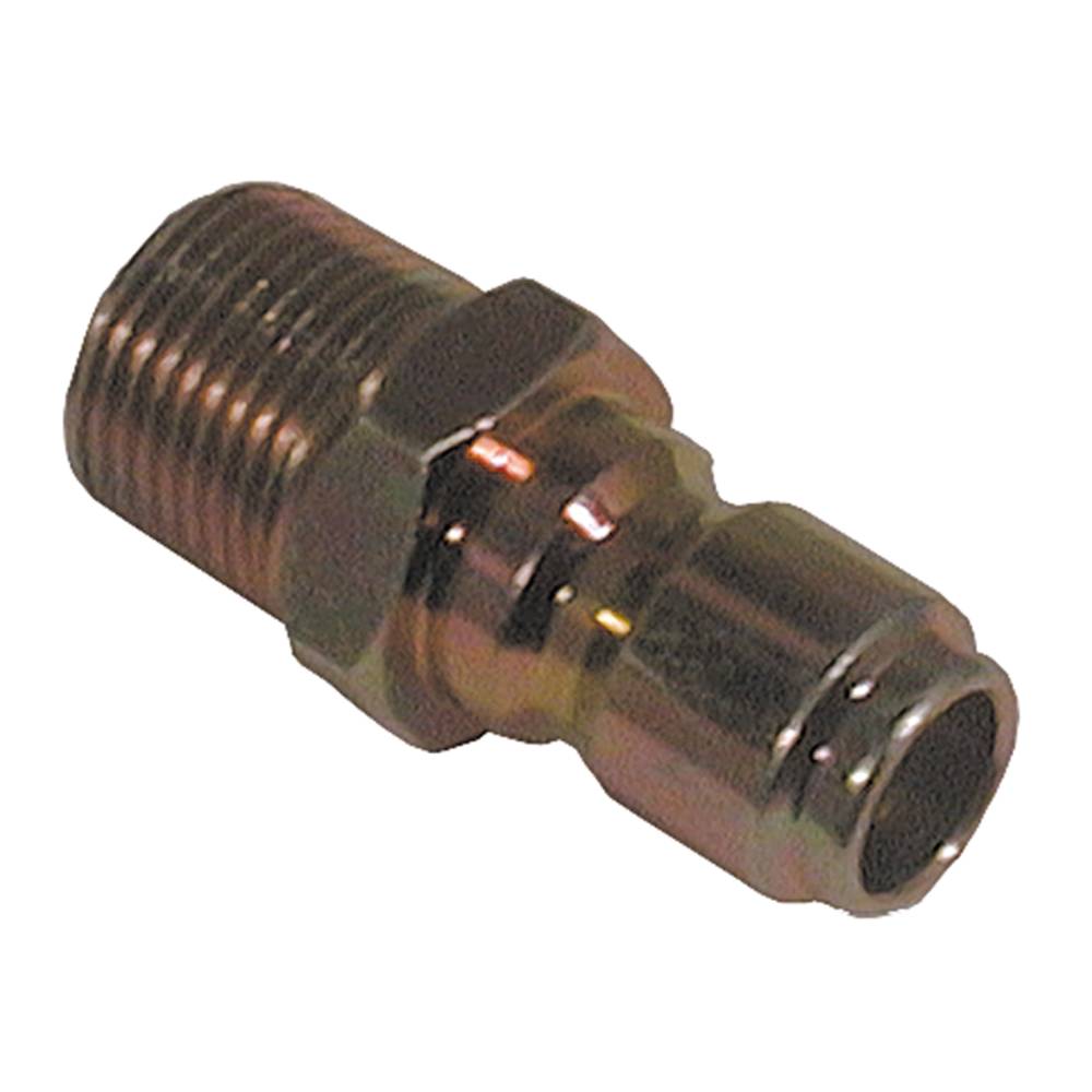 General Pump Plug 3/8" Pl Steel, Male, 4000 PSI (Stens 758-563)