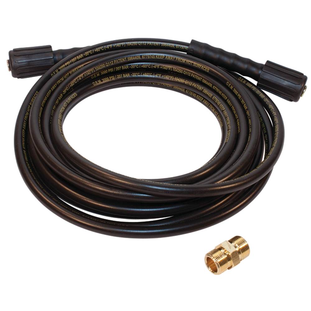 Stens Pressure Washer Hose 25'; 3000 PSI; 1/4" Inlet (Stens 758-701)