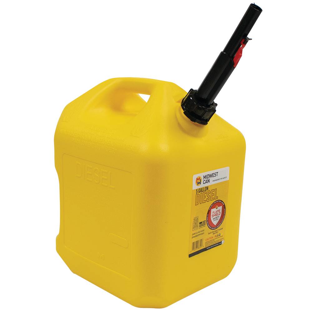 Stens 5 Gallon Plastic Diesel Fuel Can (Stens 765-512)